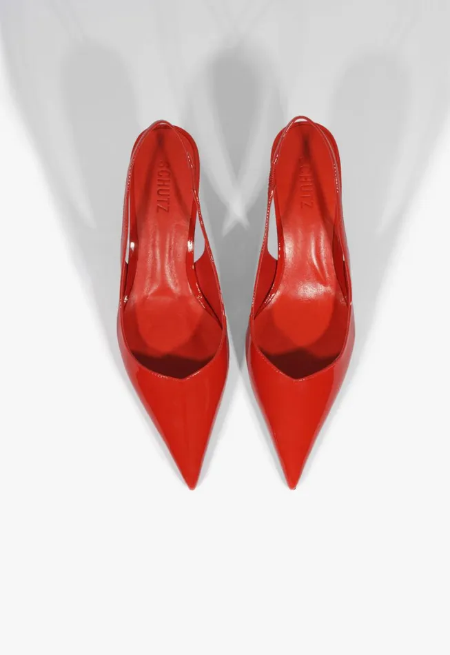 Schutz Shoes Pumps Lexi Sling Mid Pump Red 8211 Women