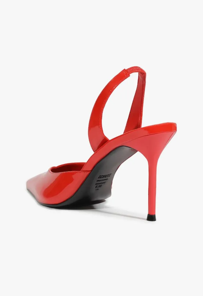 Schutz Shoes Pumps Lexi Sling Patent Leather Pump Red 8211 Women