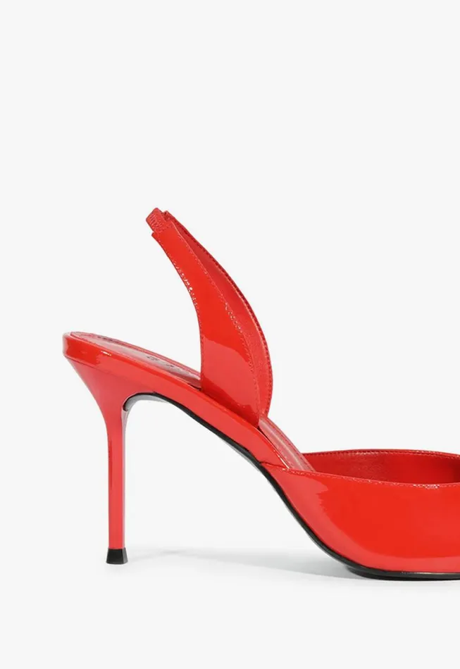 Schutz Shoes Pumps Lexi Sling Patent Leather Pump Red 8211 Women