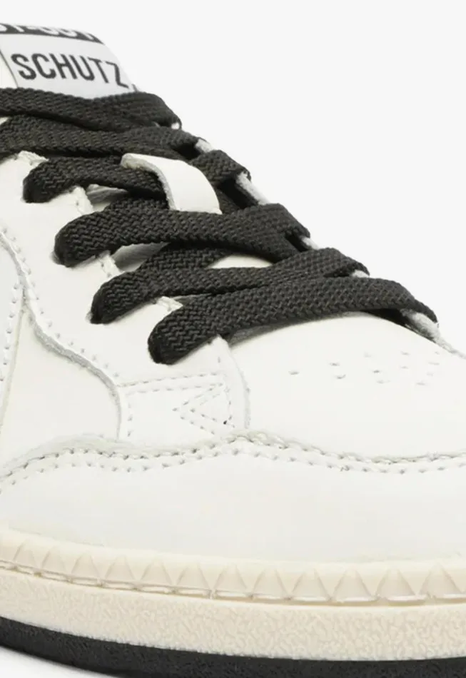 Schutz Shoes Sneakers ST001 Leather Sneaker White 8211 Women