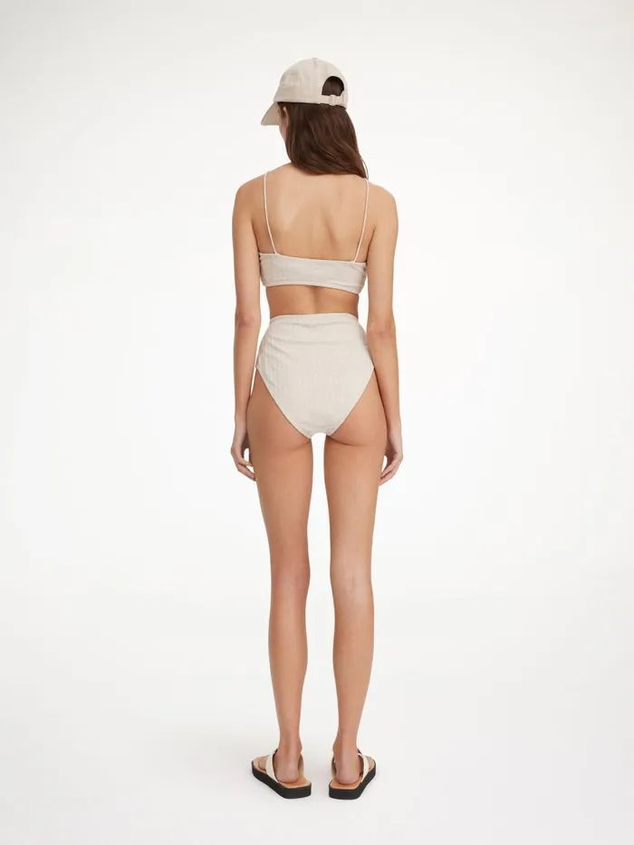 Seabay Bikini Bottoms Oyster Gray Women By Malene Birger Swimwear
