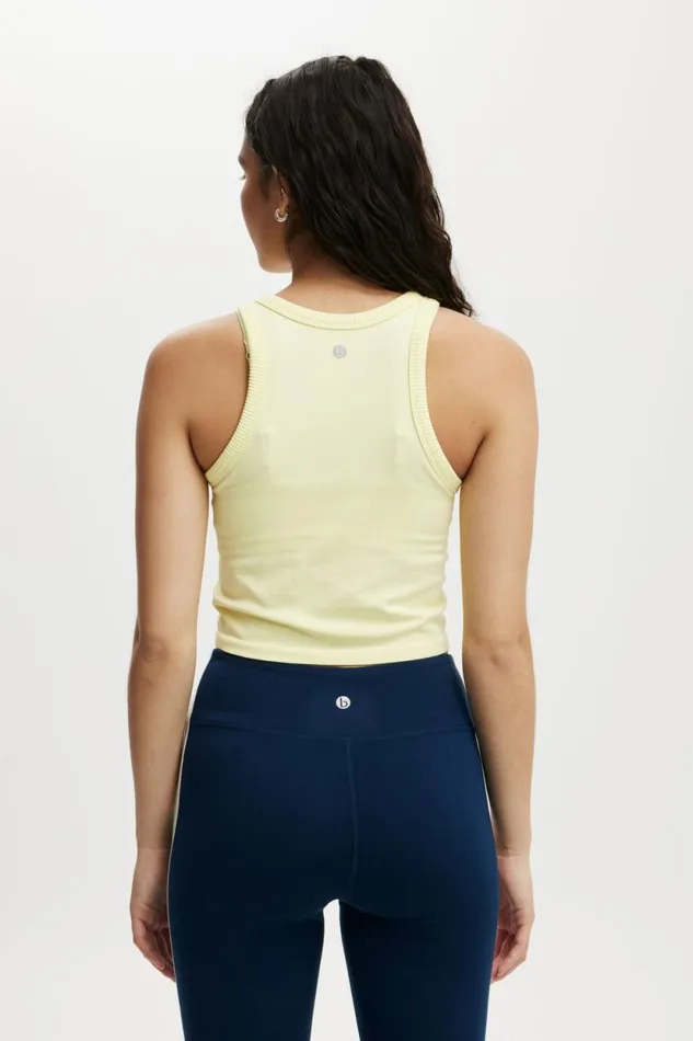 Seamless Ringer Tank Yellow Dream Women Cotton On Tops