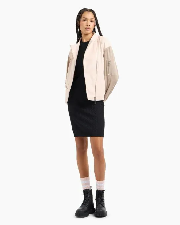 Sheath Dress With Allover Logo Black Women Armani Dresses And Jumpsuits Sheath Dress With Allover Logo Black Women Armani Dresses And Jumpsuits
