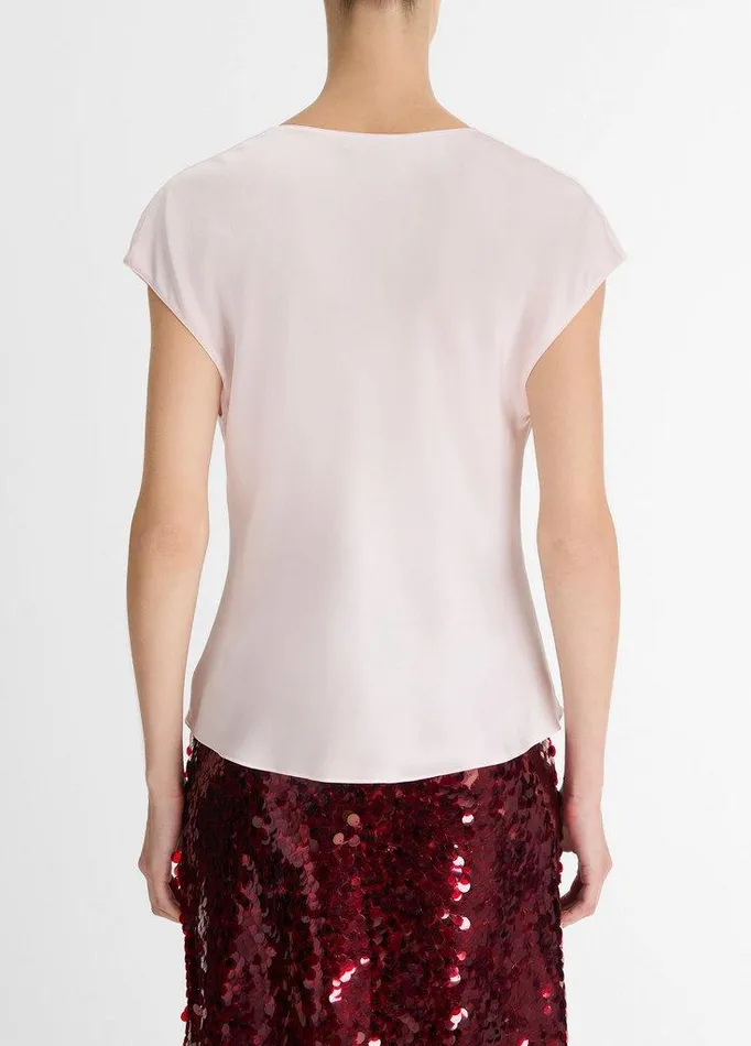 Shirts and Tops Women Vince Silk CowlNeck Blouse Ballet Shirts and Tops Women Vince Silk CowlNeck Blouse Ballet