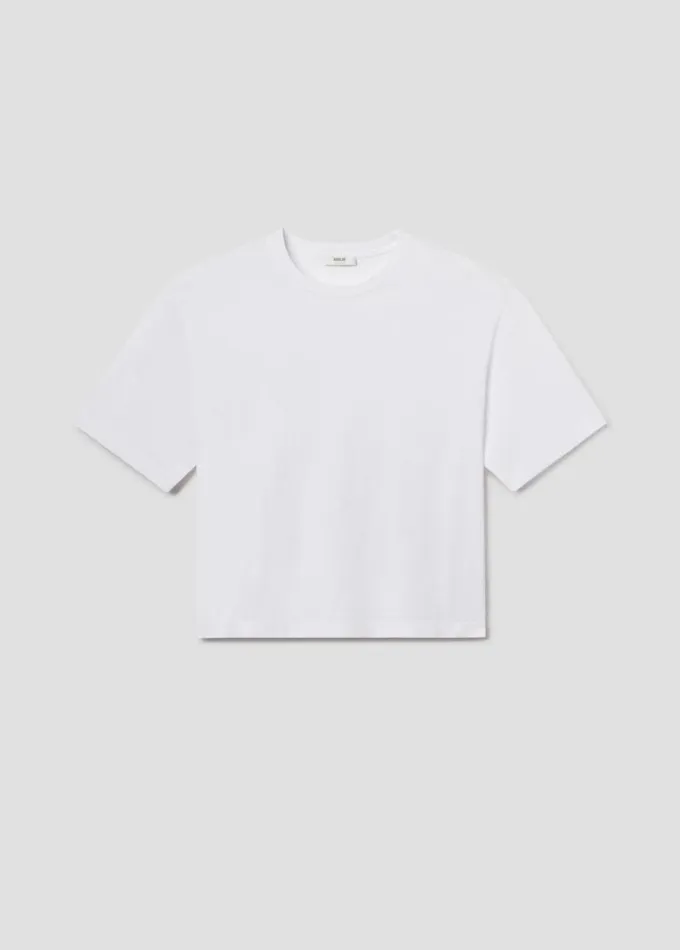 Shirts Men Agolde Marr Tee In White Out