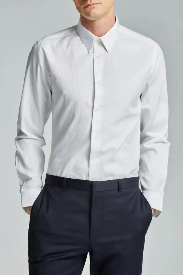 Shirts Men Ted Baker SATIN STRIPE White