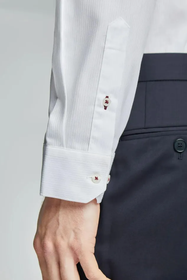 Shirts Men Ted Baker SATIN STRIPE White