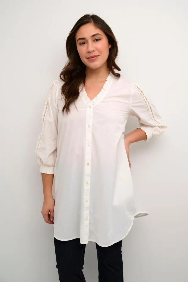 Shirts Women CULTURE CUamaze Shirt Spring Gardenia