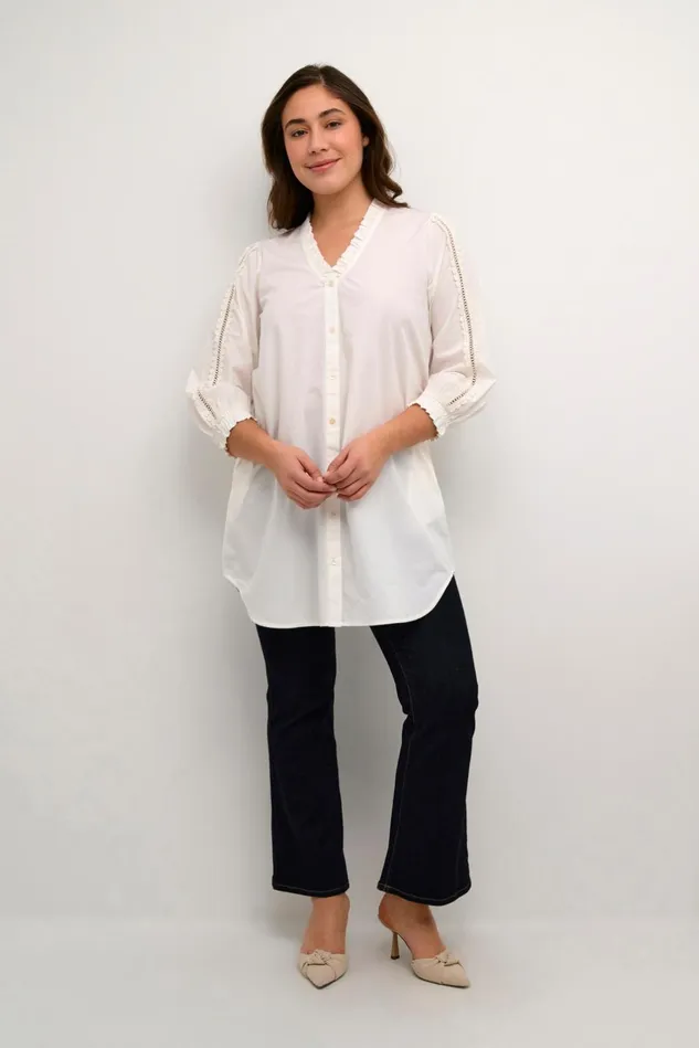 Shirts Women CULTURE CUamaze Shirt Spring Gardenia