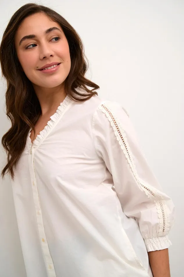 Shirts Women CULTURE CUamaze Shirt Spring Gardenia