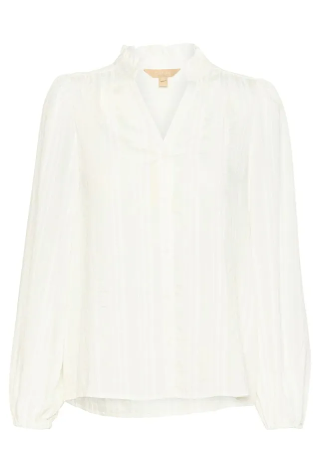Shirts Women CULTURE CUasima Shirt Whitecap