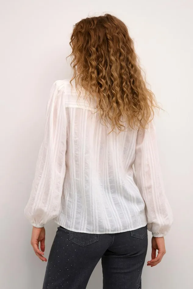 Shirts Women CULTURE CUasima Shirt Whitecap
