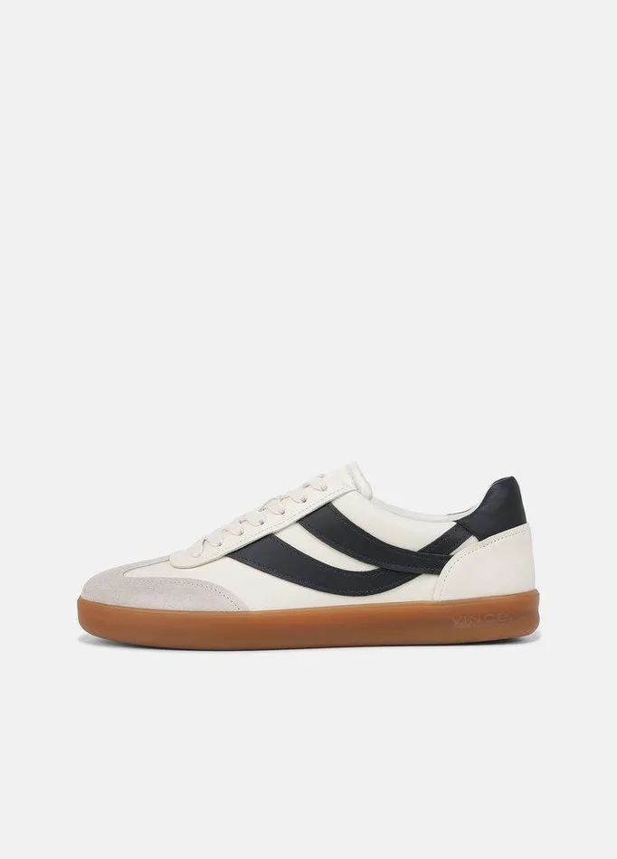 Shoes Men Vince Oasis Leather Sneaker Milknight Blue