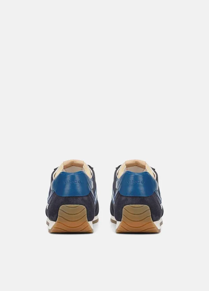 Shoes Men Vince Oasis Suede and Leather Runner Sneaker Inkblue Agate Shoes Men Vince Oasis Suede and Leather Runner Sneaker Inkblue Agate
