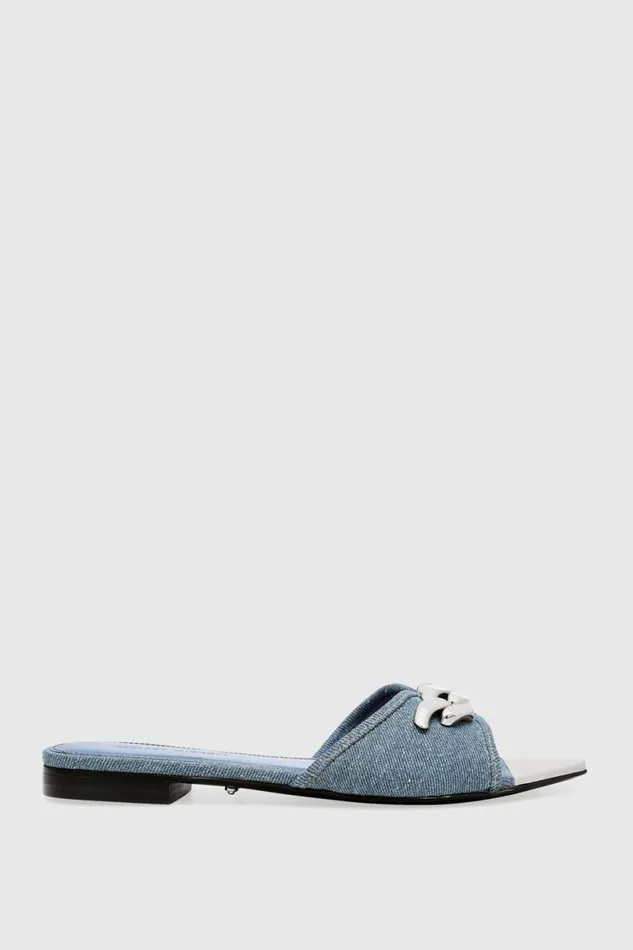 Shoes Shoes Rebecca Minkoff Curb Sandal Denim Blue