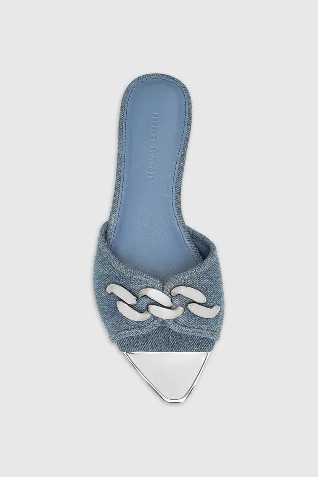 Shoes Shoes Rebecca Minkoff Curb Sandal Denim Blue