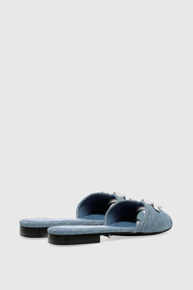 Shoes Shoes Rebecca Minkoff Curb Sandal Denim Blue