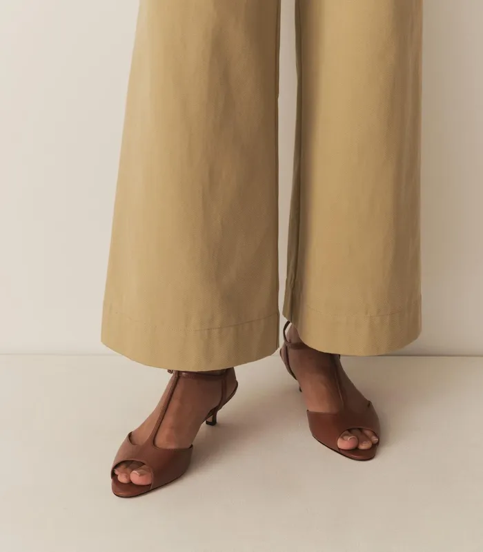 Shoes Women DEN Maisie TStrap Toffee Box Calf
