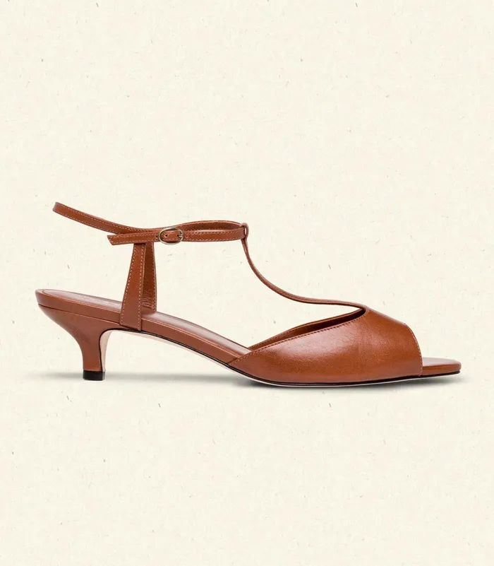 Shoes Women DEN Maisie TStrap Toffee Box Calf Shoes Women DEN Maisie TStrap Toffee Box Calf