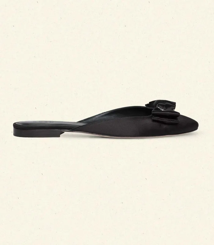 Shoes Women DEN Tilly Mule Black Satin