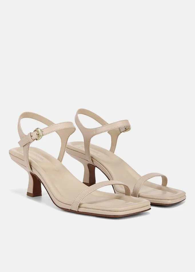 Shoes Women Vince Coco Leather Heeled Sandal Birch Sand Shoes Women Vince Coco Leather Heeled Sandal Birch Sand