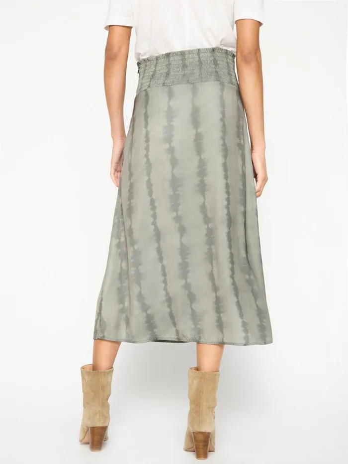 Shop Brochu Walker Bottoms The Leda Printed Smocked Skirt Canopy Combo