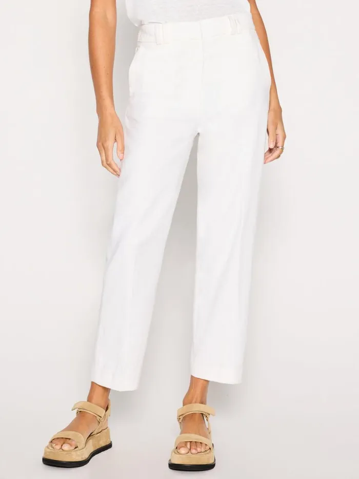 Shop Brochu Walker Bottoms The Talia Pant Salt White