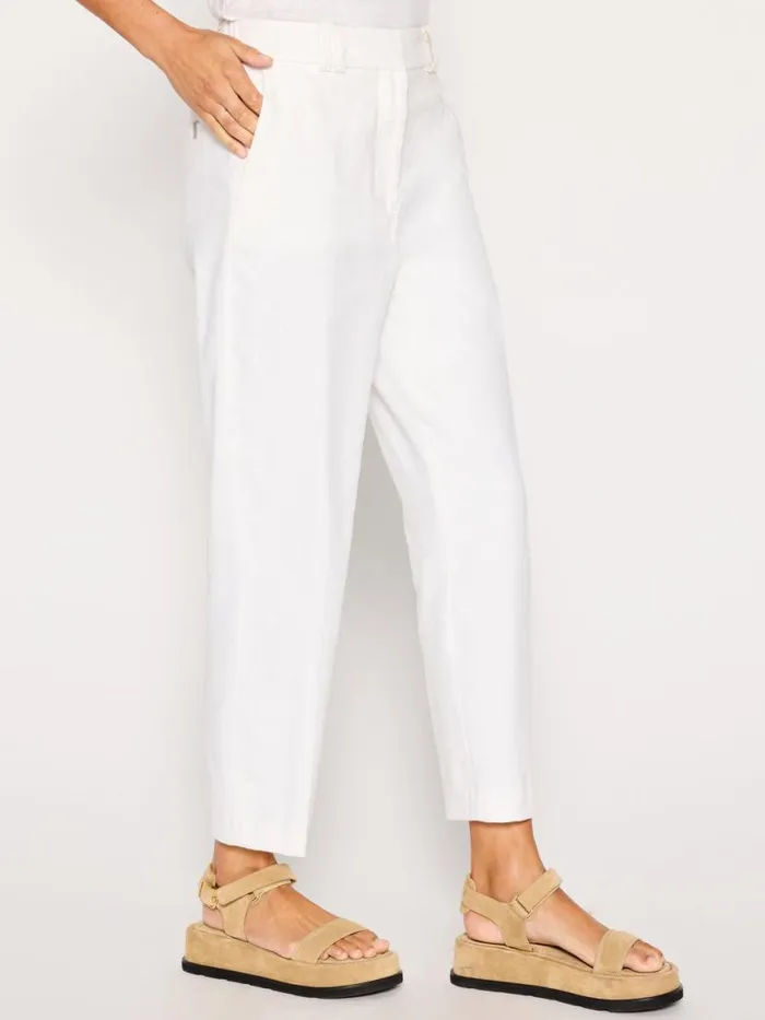 Shop Brochu Walker Bottoms The Talia Pant Salt White