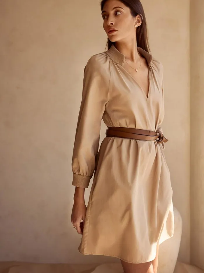 Shop Brochu Walker Dresses The Amaia Dress Sahara