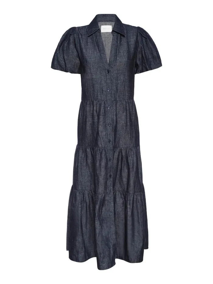 Shop Brochu Walker Dresses The Havana Indigo Dress Indigo