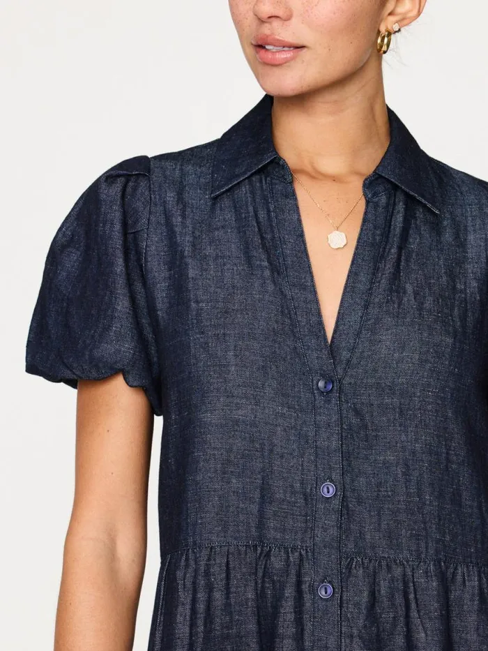 Shop Brochu Walker Dresses The Havana Indigo Dress Indigo