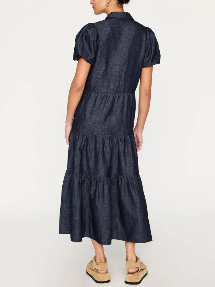 Shop Brochu Walker Dresses The Havana Indigo Dress Indigo