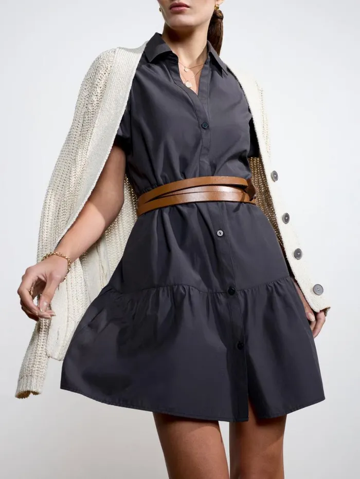 Shop Brochu Walker Dresses The Havana Mini Dress Washed Black