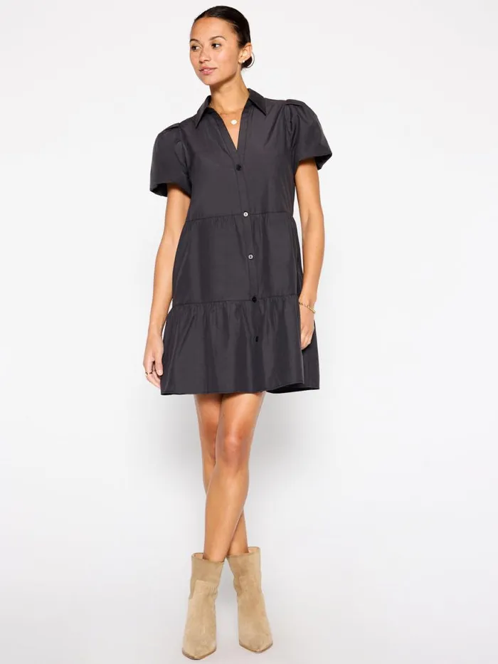 Shop Brochu Walker Dresses The Havana Mini Dress Washed Black