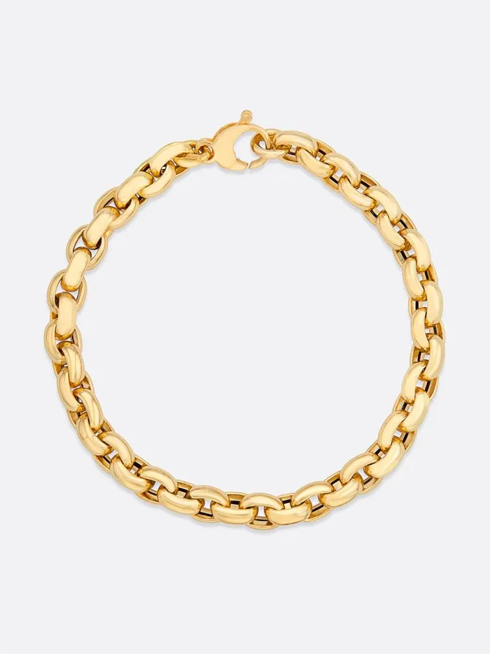 Shop Brochu Walker Fine Jewelry Icons Yellow Gold Rolo Link Bracelet Yellow Gold