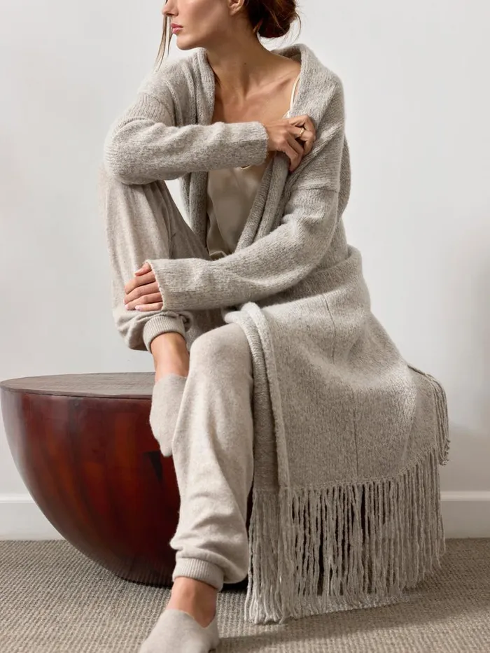 Shop Brochu Walker Jackets and Wraps The Thela Duster Dusk Melange