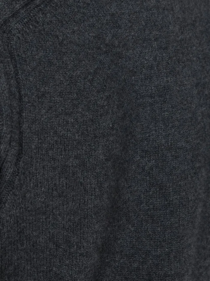 Shop Brochu Walker Sweaters The Eton Layered Crew Looker Dark Charcoal With White Underlayer