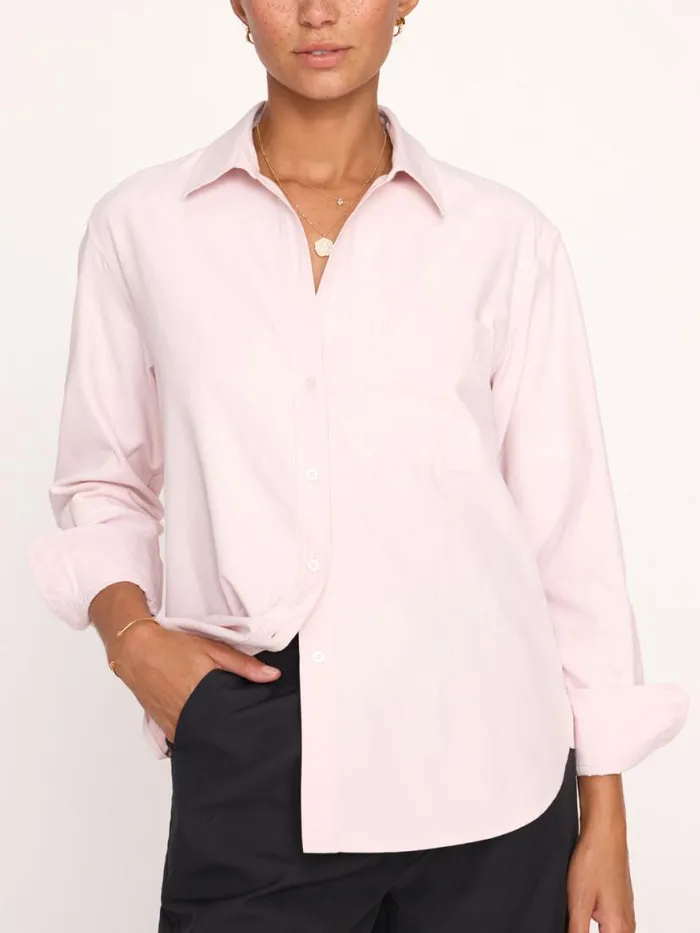 Shop Brochu Walker Tops The Everyday Shirt Rose Quartz