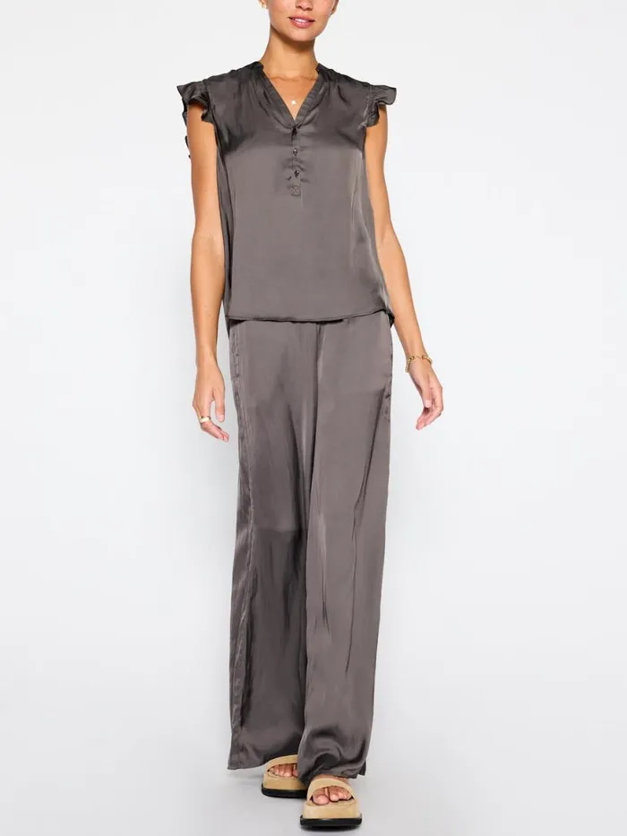 Shop Brochu Walker Tops The Romare Sleeveless Top Brownstone