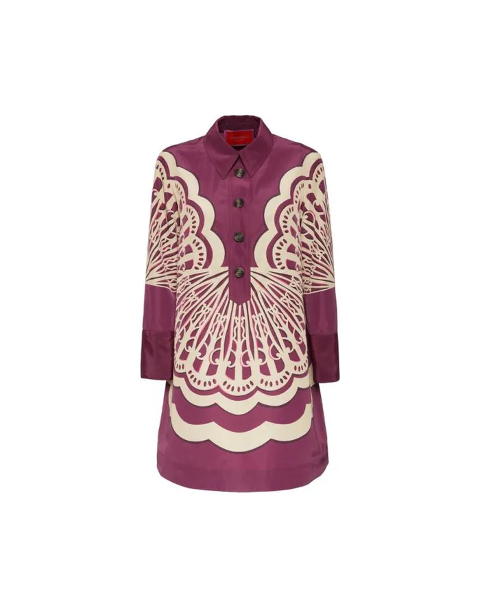 Short Artemis Dress Fans Place Purple Women La Double J Dresses