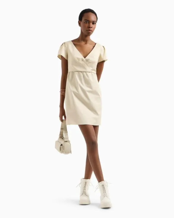 Short Dresses Beige Women Armani Dresses And Jumpsuits Short Dresses Beige Women Armani Dresses And Jumpsuits