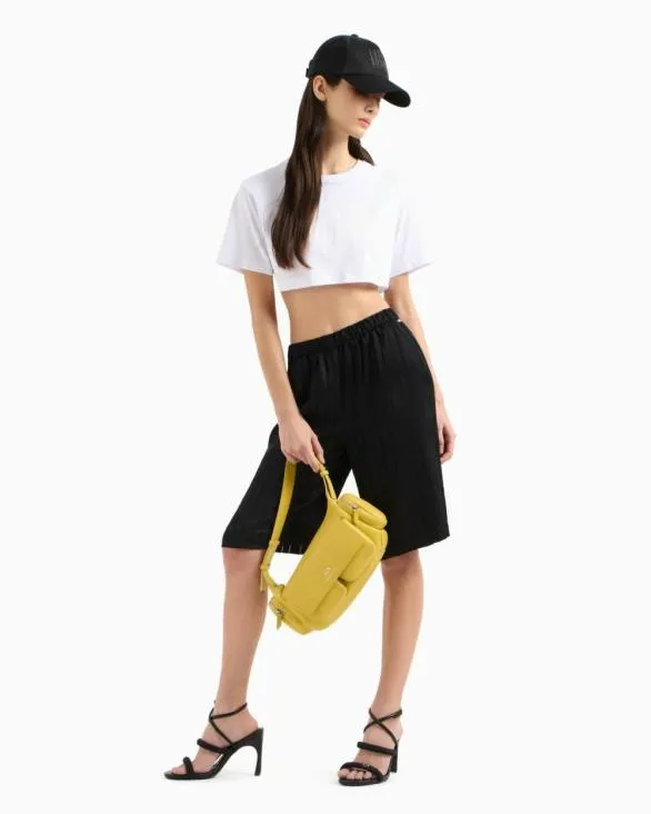 Shoulder Bags Yellow Women Armani Shoulder Bags