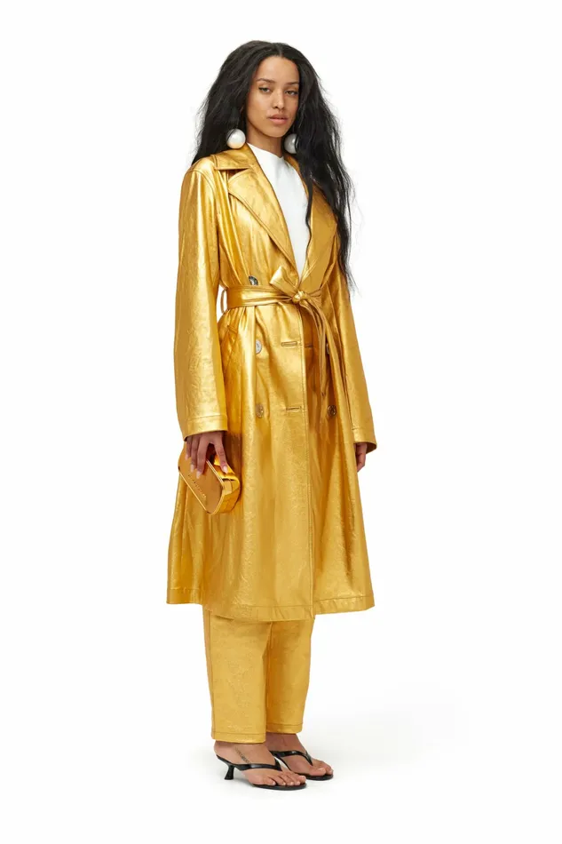 Simon Miller JacketsCoats Women Cato Trench Cyber Orange Simon Miller JacketsCoats Women Cato Trench Cyber Orange