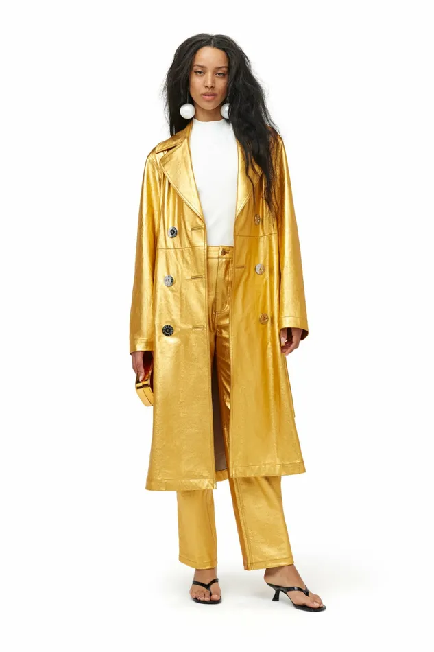 Simon Miller JacketsCoats Women Cato Trench Cyber Orange Simon Miller JacketsCoats Women Cato Trench Cyber Orange