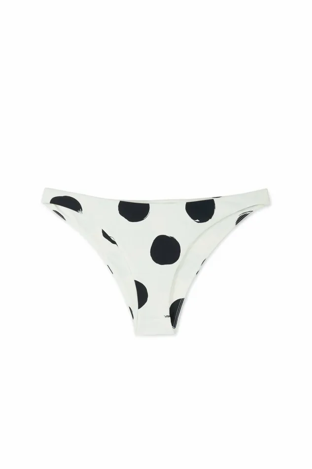Simon Miller Swim Women Bwai Bikini Bottom Macadamia Black Dot Print Simon Miller Swim Women Bwai Bikini Bottom Macadamia Black Dot Print