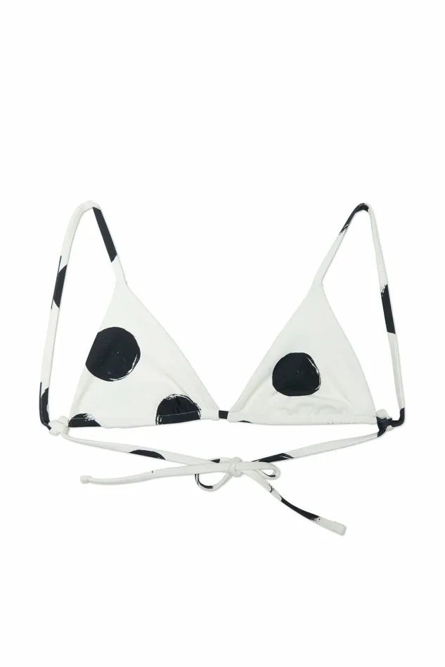 Simon Miller Swim Women Bwai Bikini Top Macadamia Black Dot Print Simon Miller Swim Women Bwai Bikini Top Macadamia Black Dot Print
