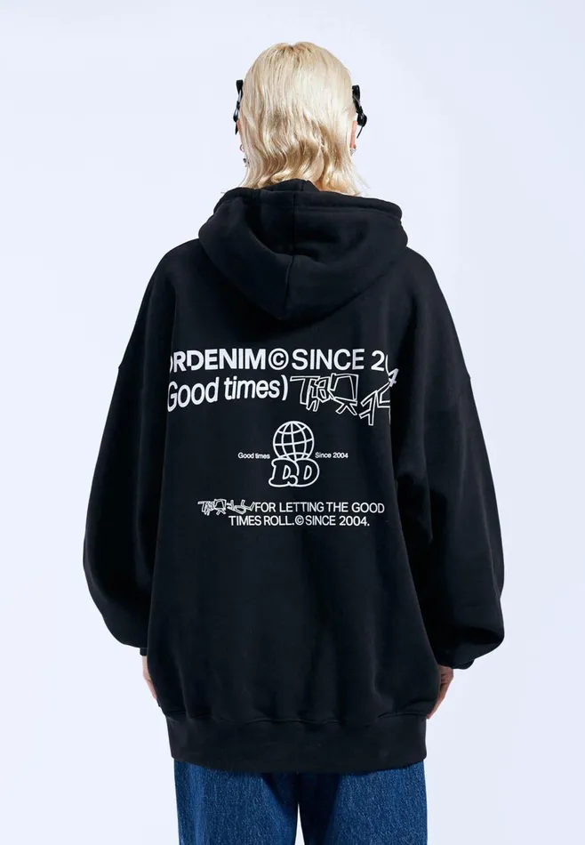 Siri Hoodie 8211 Black Thank You Black Thank You Women Dr Denim Sweatshirts and Hoodies