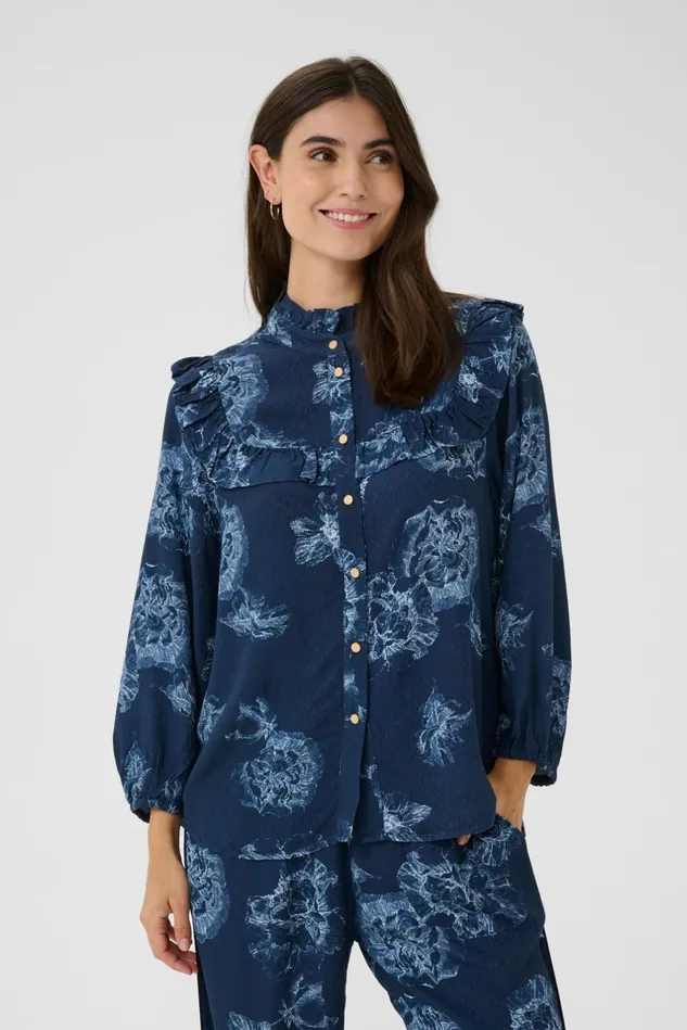 Skirts Women CULTURE CUalexa Skirt Blue Flower