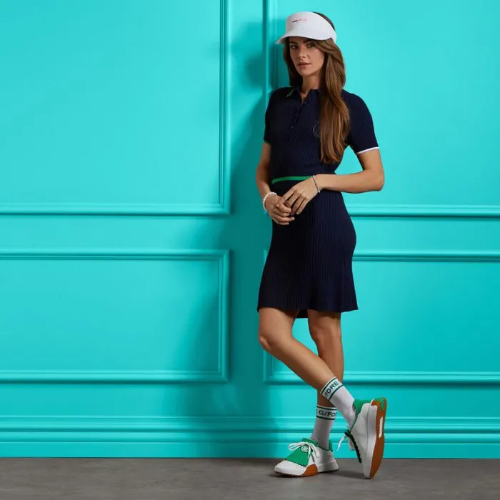 Skorts and Dresses Women GFORE MERINO WOOL SWEATER POLO DRESS Twilight Skorts and Dresses Women GFORE MERINO WOOL SWEATER POLO DRESS Twilight