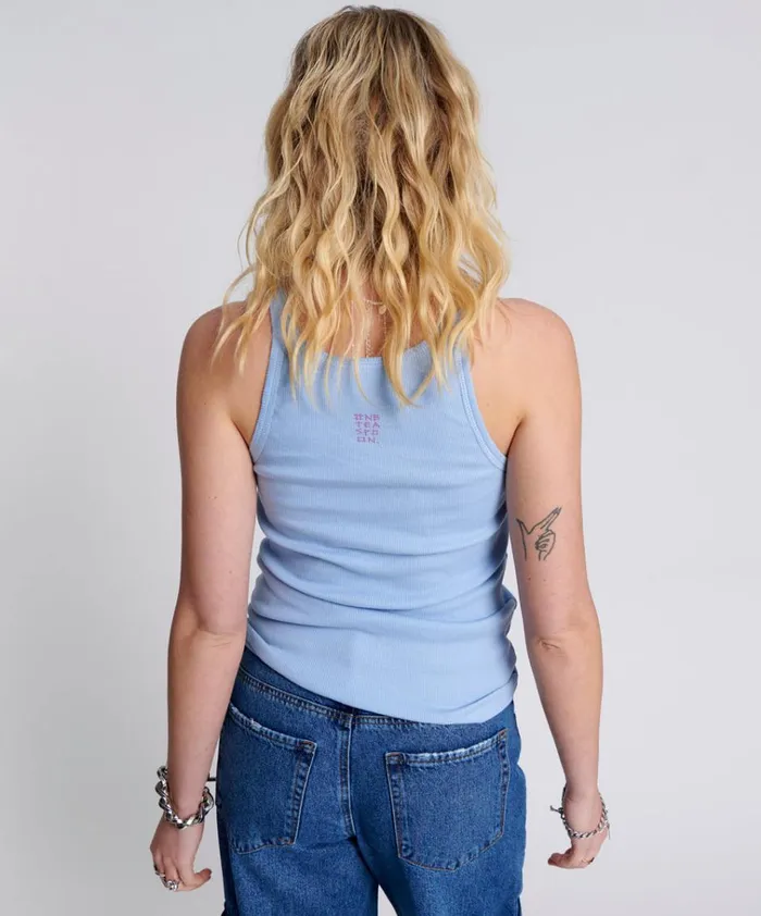 SKYWAY LOGO SINGLET Women One Teaspoon Tees and Tanks SKYWAY LOGO SINGLET Women One Teaspoon Tees and Tanks